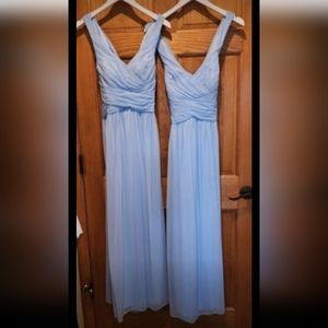 Ice Blue Bridesmaid Dress